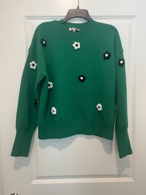 Nanette Lepore Kelly green sweater